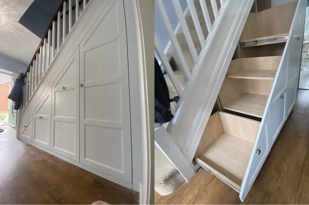 bespoke under stairs storage